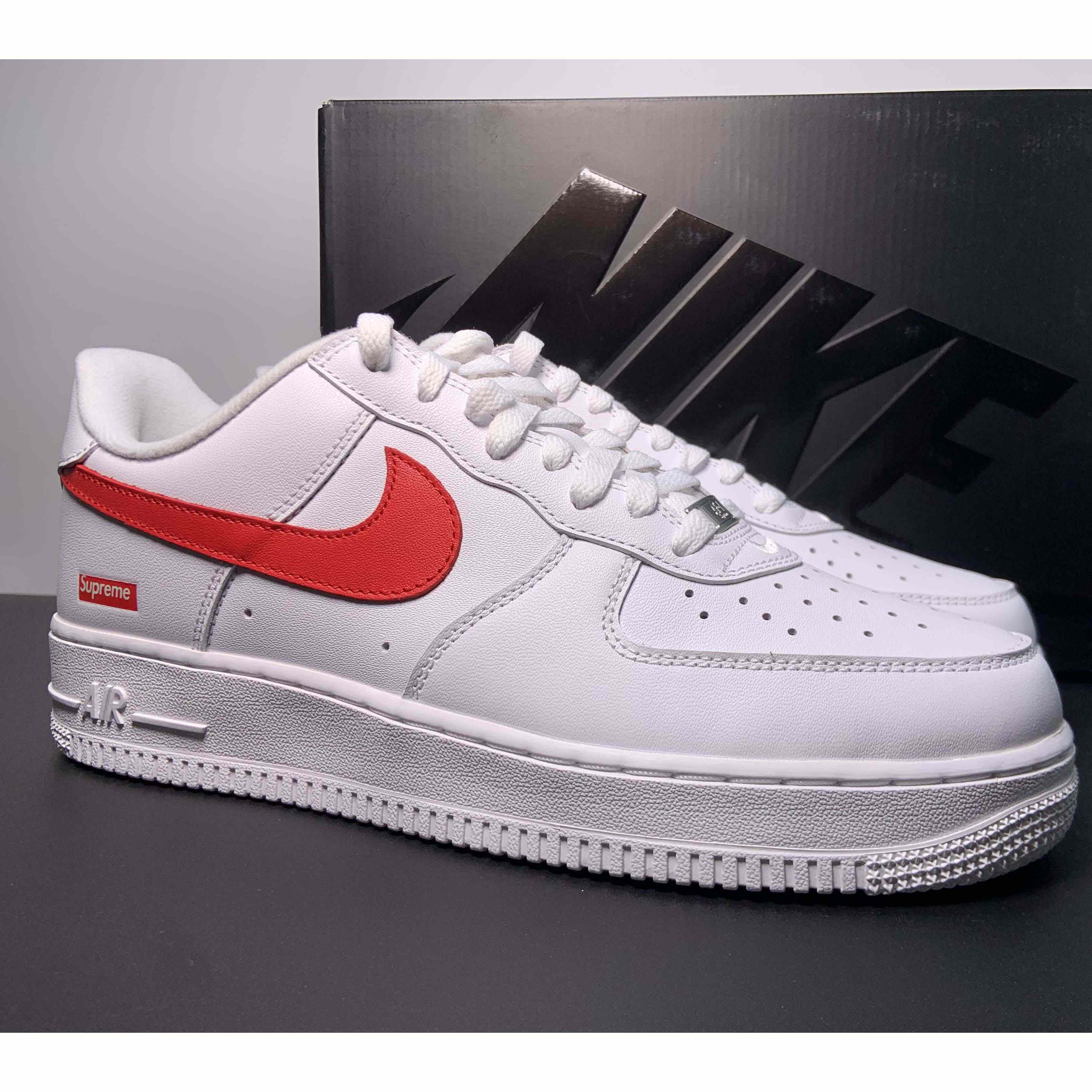 Suprem x Nike Air Force 1 Low "China Exclusive" Sneaker    CU9225-101  - everydesigner