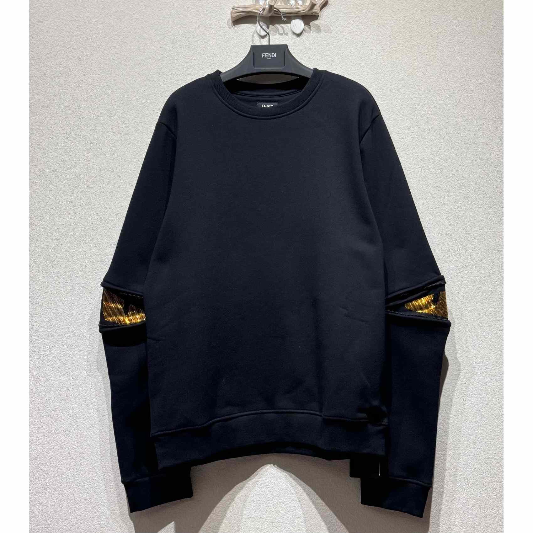 Fendi Zipped Elbow Sweatshirt - everydesigner