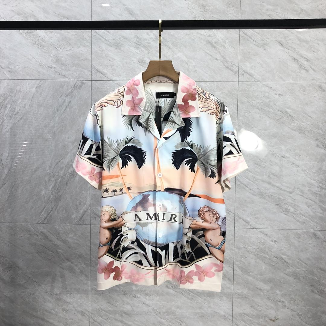 Amiri Cherub Silk Shirt - everydesigner