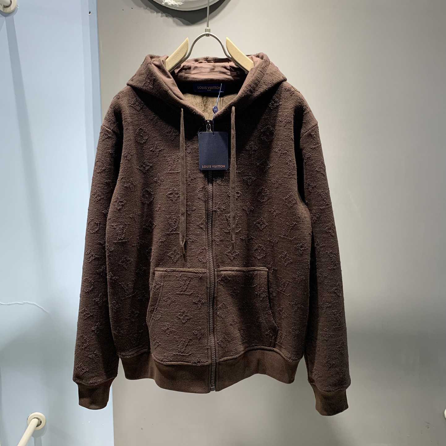 Louis Vuitton Monogram Zip Through Hoodie - everydesigner