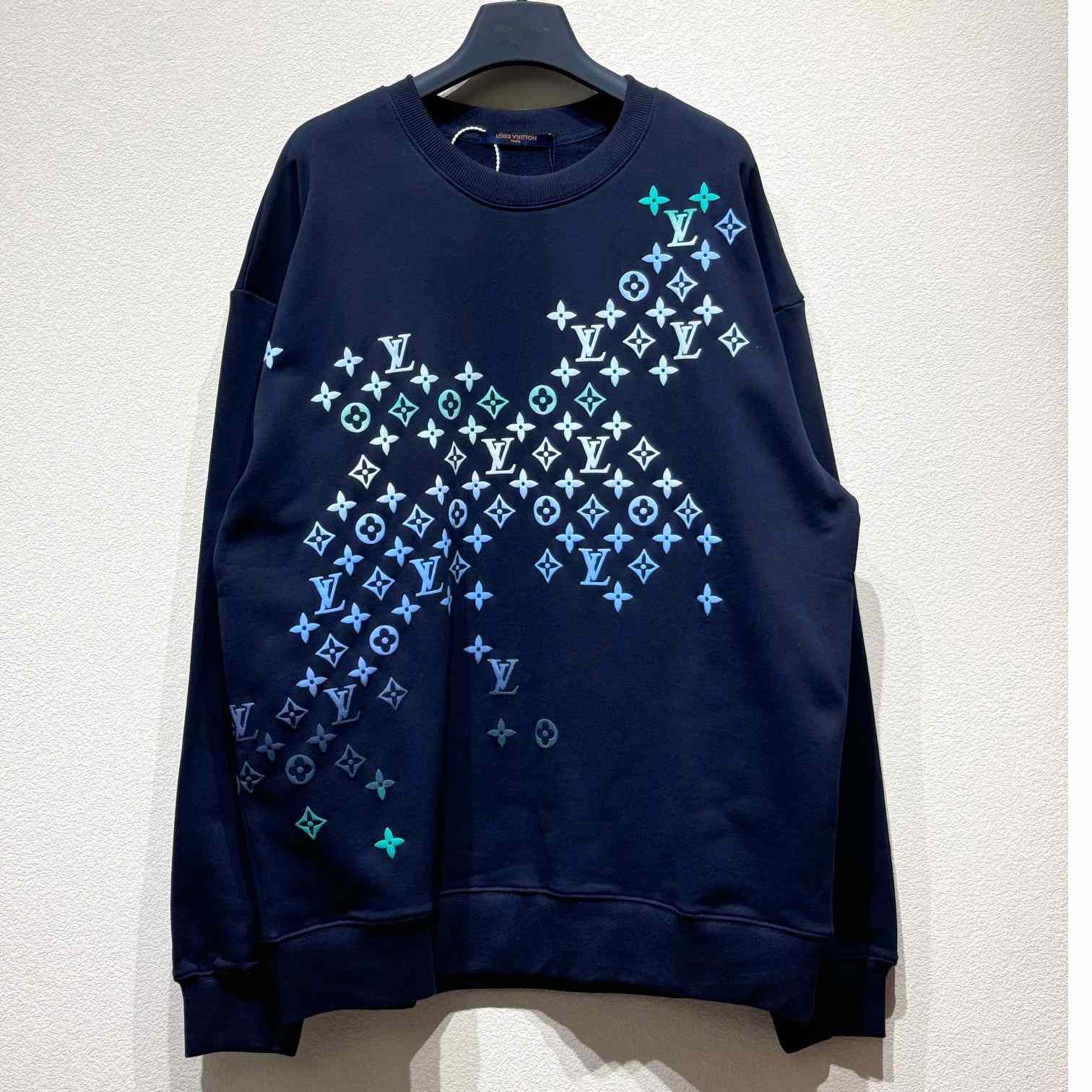 Louis Vuitton Embroidered Cotton Sweatshirt - everydesigner