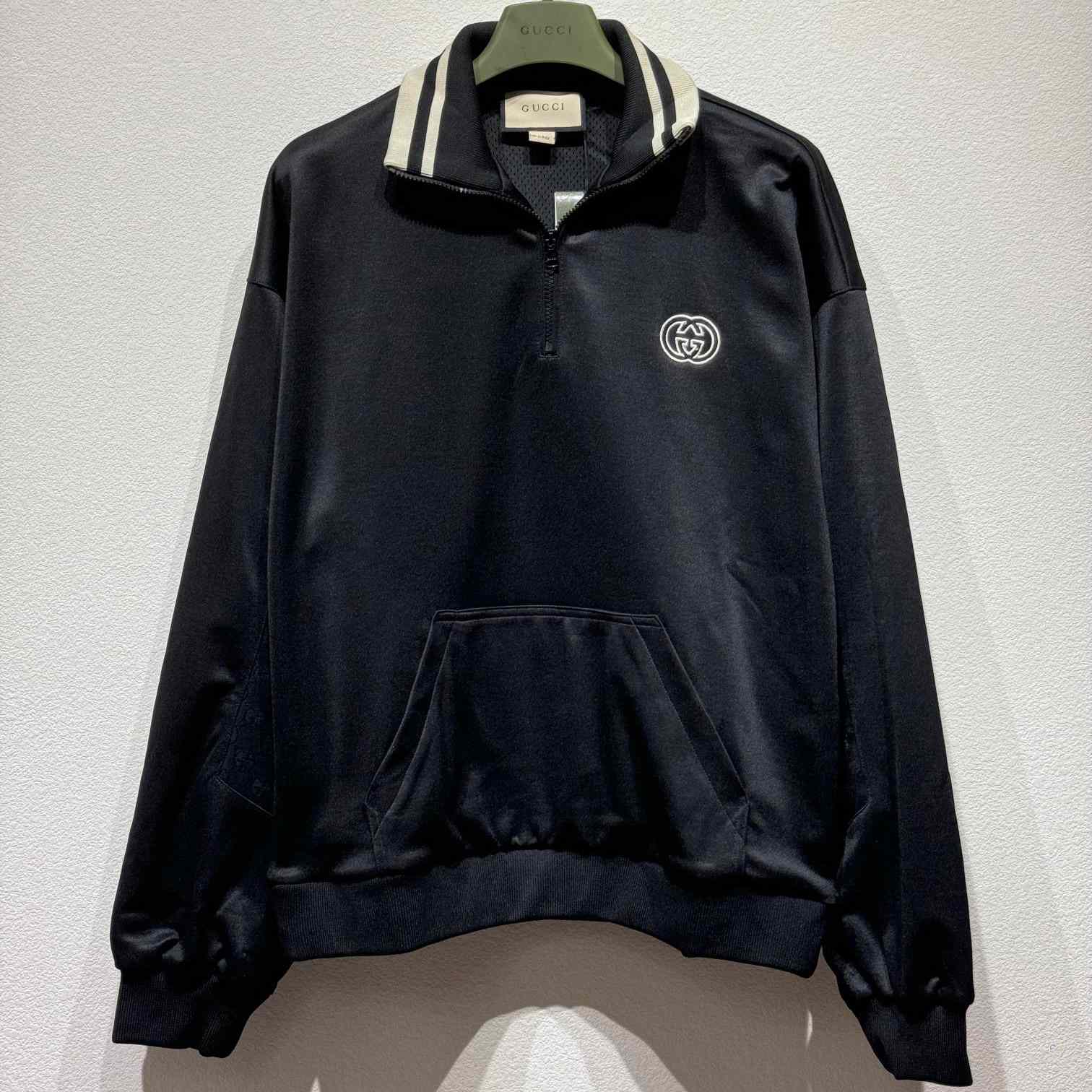 Gucci Technical Jersey Half Zip Jacket - everydesigner