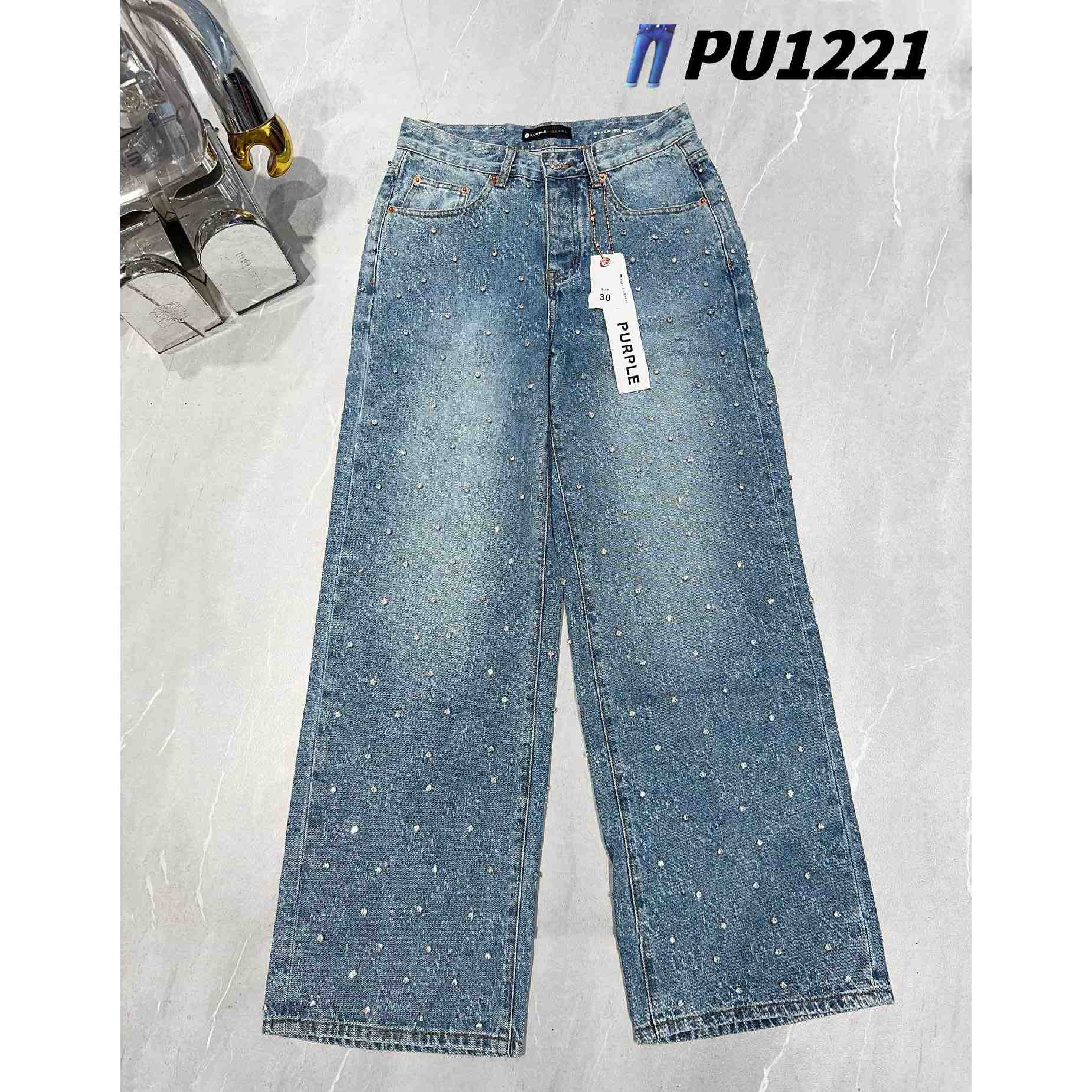 Purple-Brand Jeans   PU1221 - everydesigner