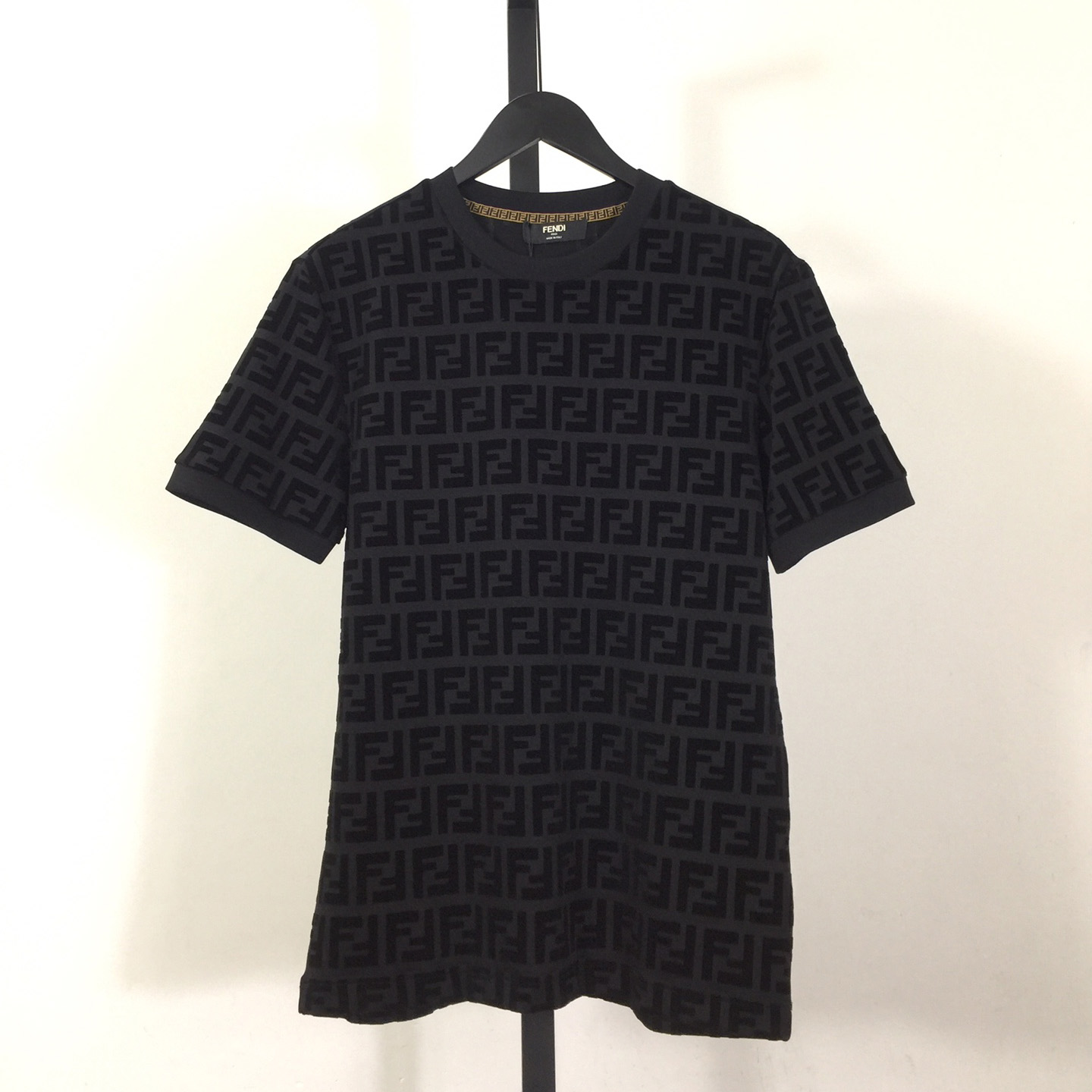 Fendi T-shirt In Black Piqué - everydesigner