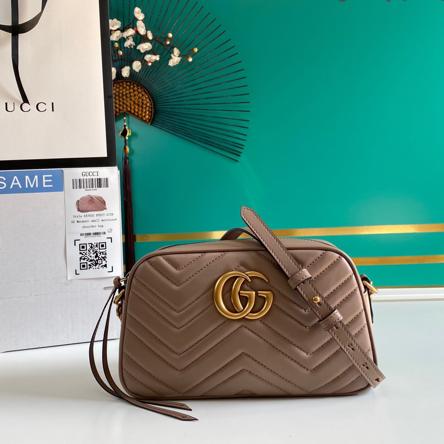 Gucci GG Marmont Small Shoulder Bag(24*12*7cm) - everydesigner