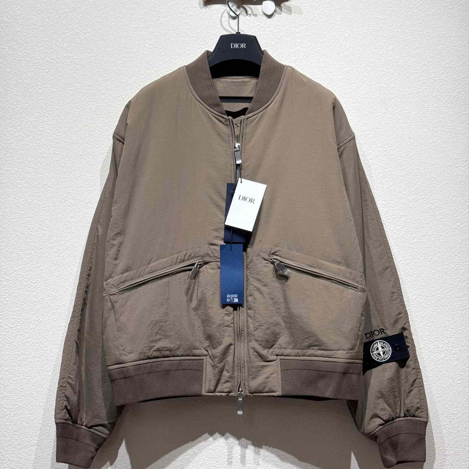 Dior And Stone Island Bomber Jacket - everydesigner