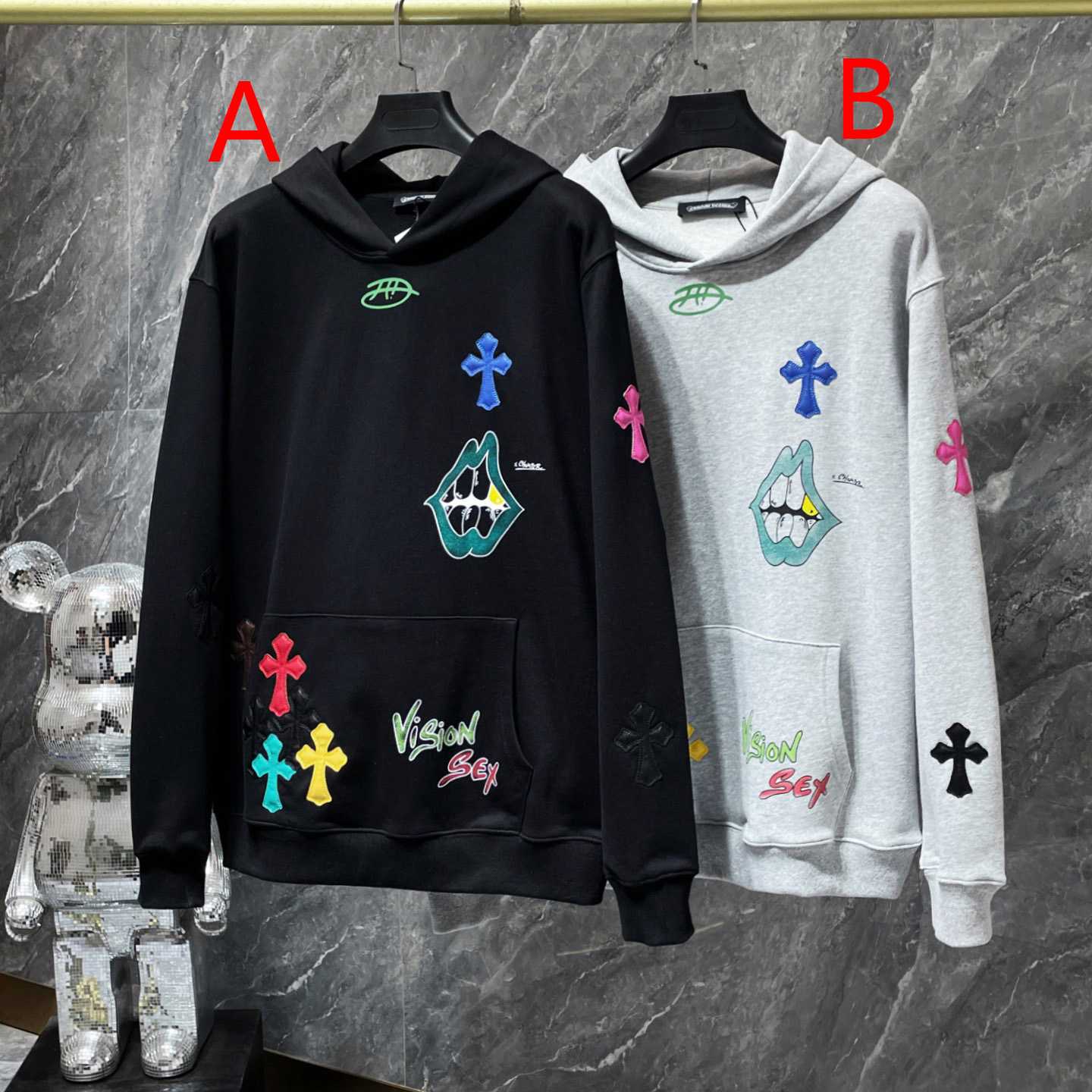 Chrome Hearts x Matty Boy Cross Patch Hoodie - everydesigner