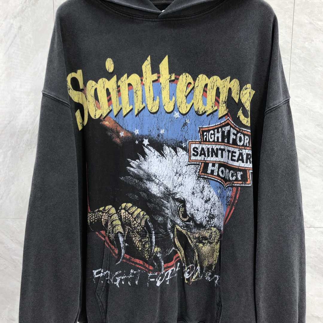 Saint Michael Tears Hoodie - everydesigner