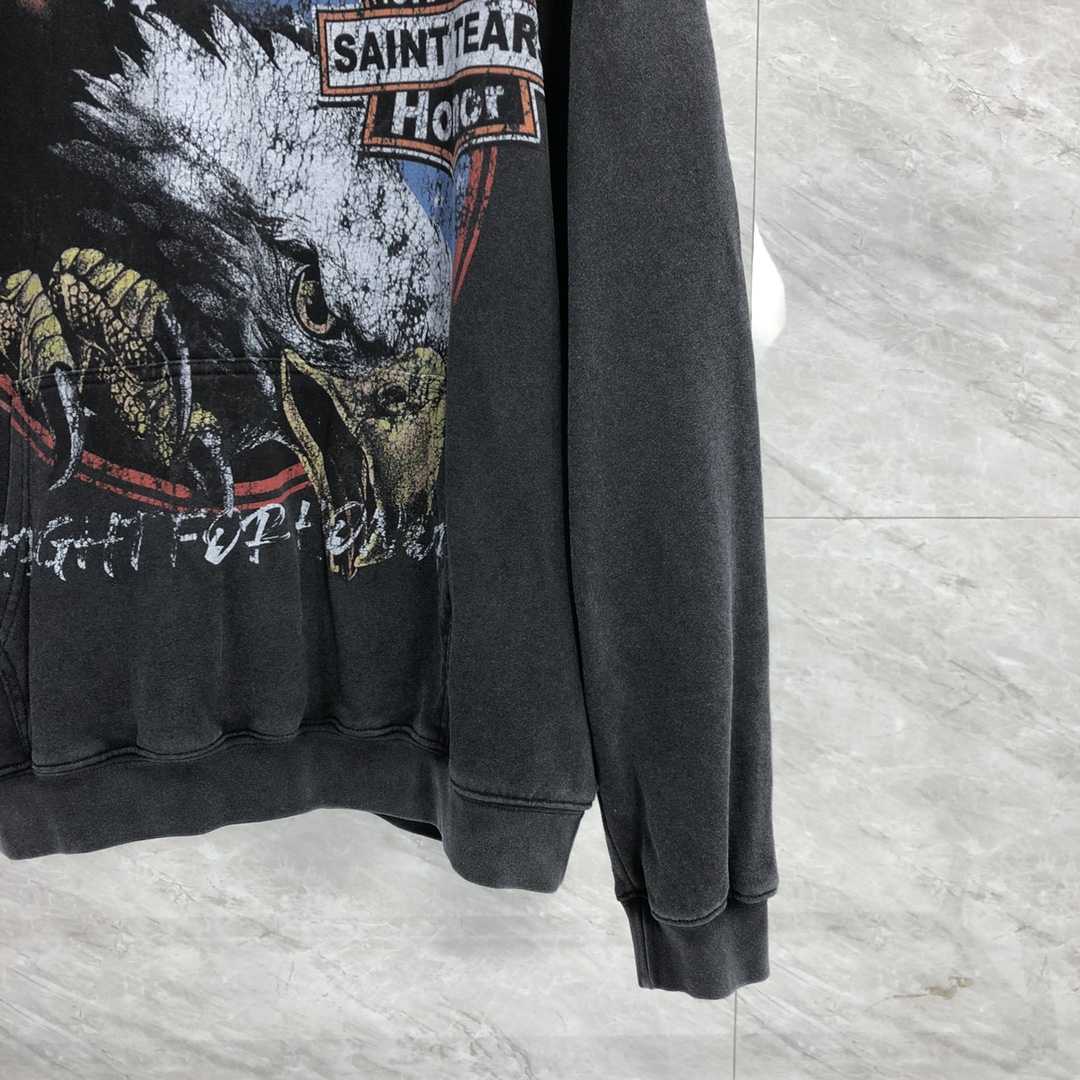 Saint Michael Tears Hoodie - everydesigner