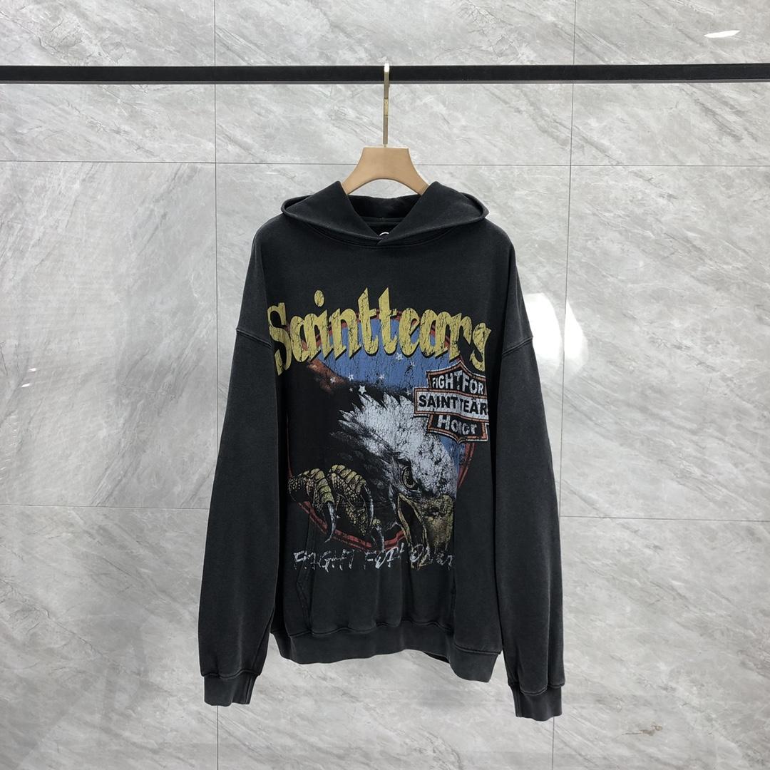 Saint Michael Tears Hoodie - everydesigner