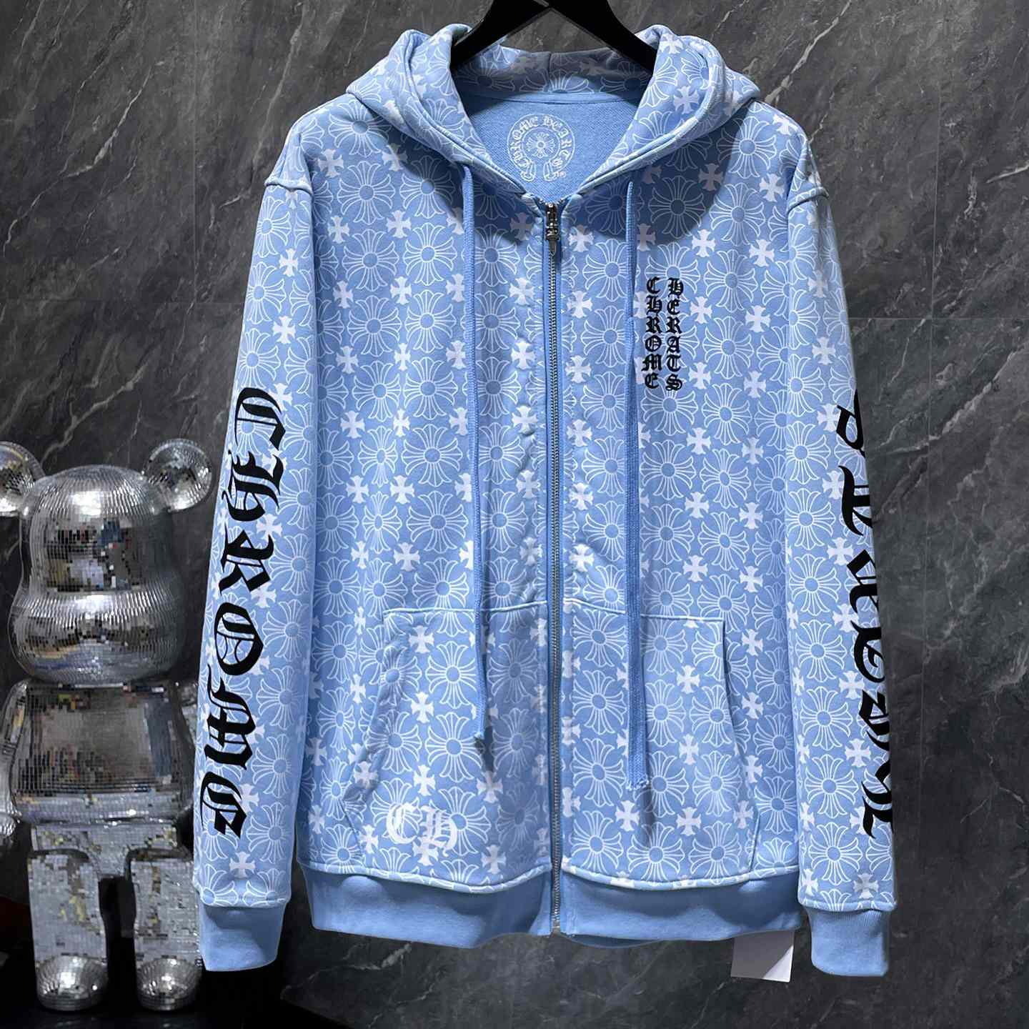 Chrome Hearts Horseshoe Zip Up Hoodie  - everydesigner