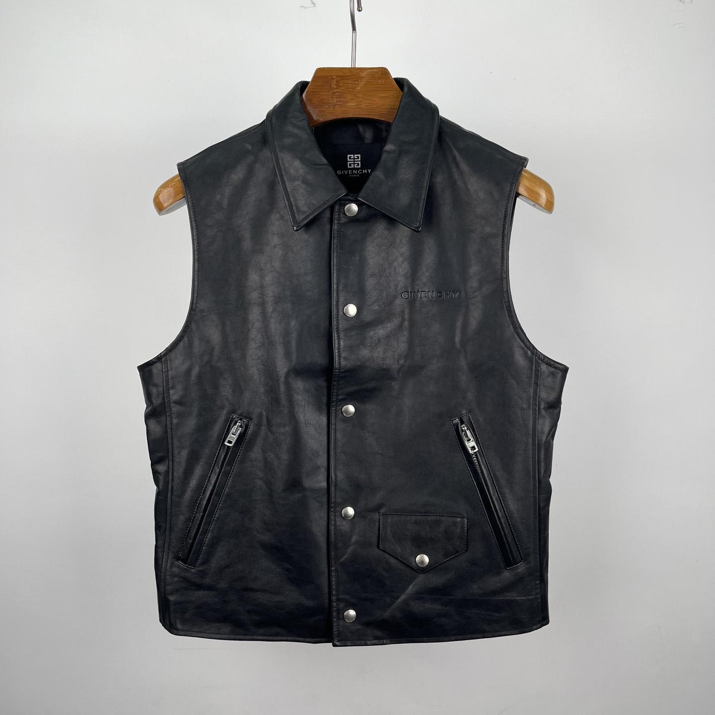 Givenchy Waistcoat In Leather - everydesigner