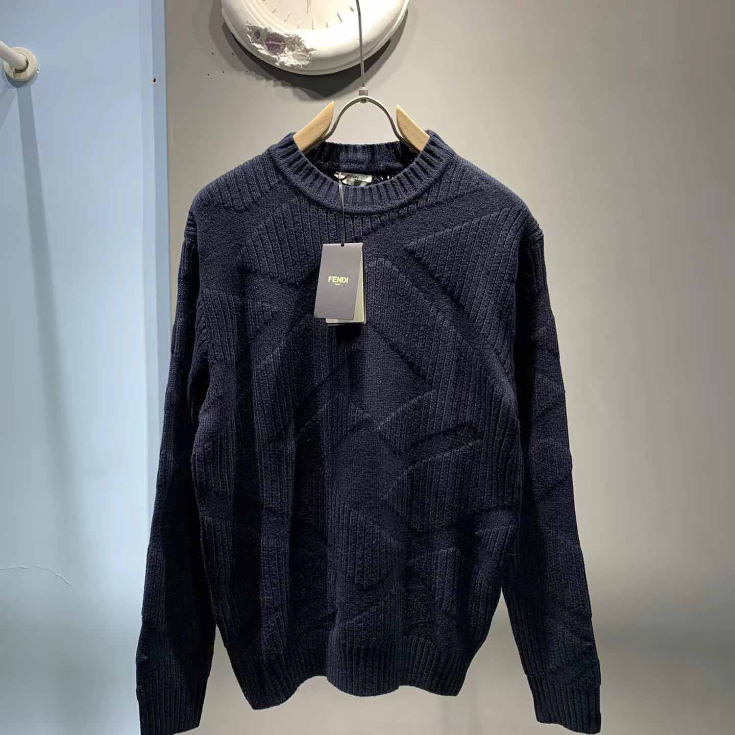 Fendi Sweater In Blue - everydesigner