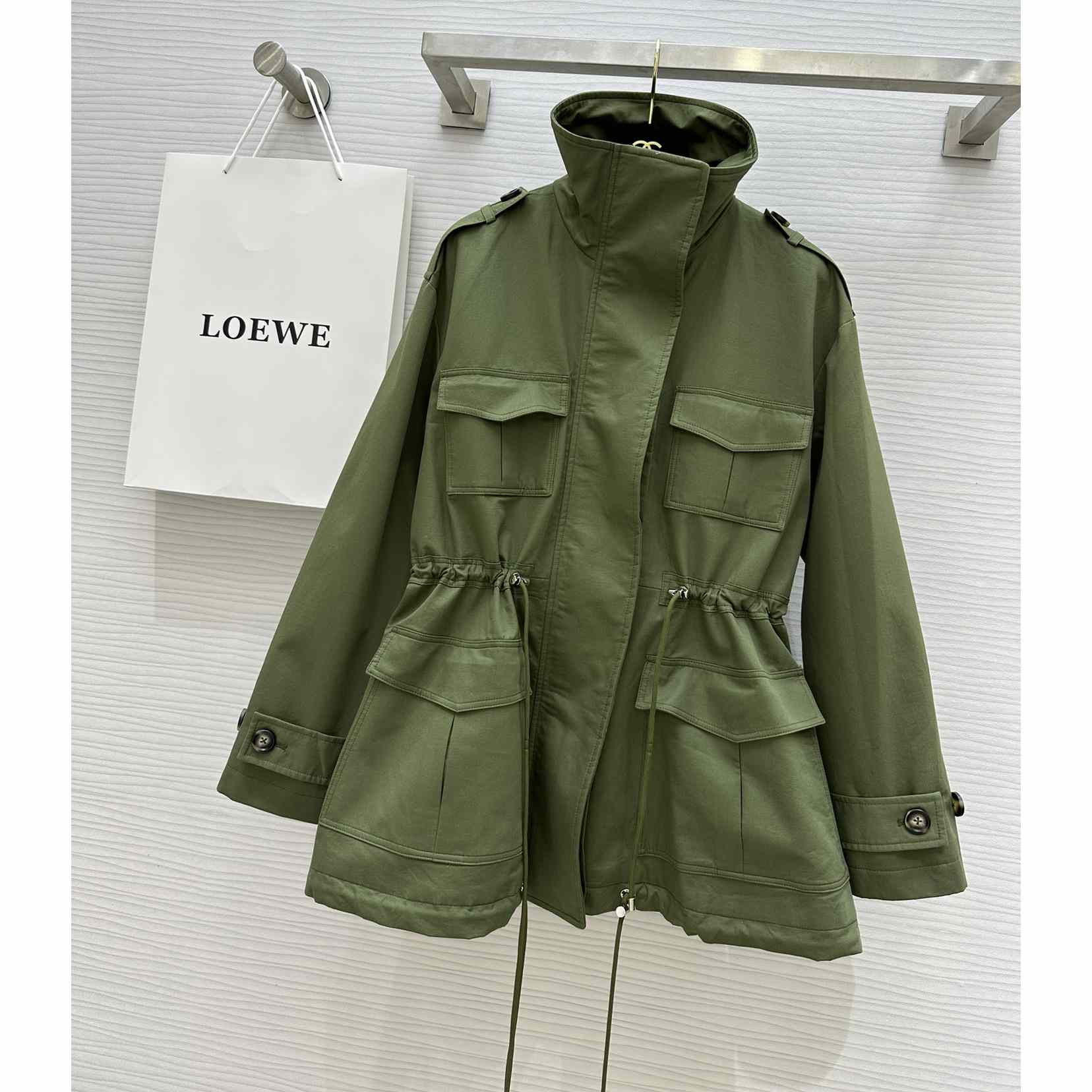 Loewe Short Parka In Cotton - everydesigner