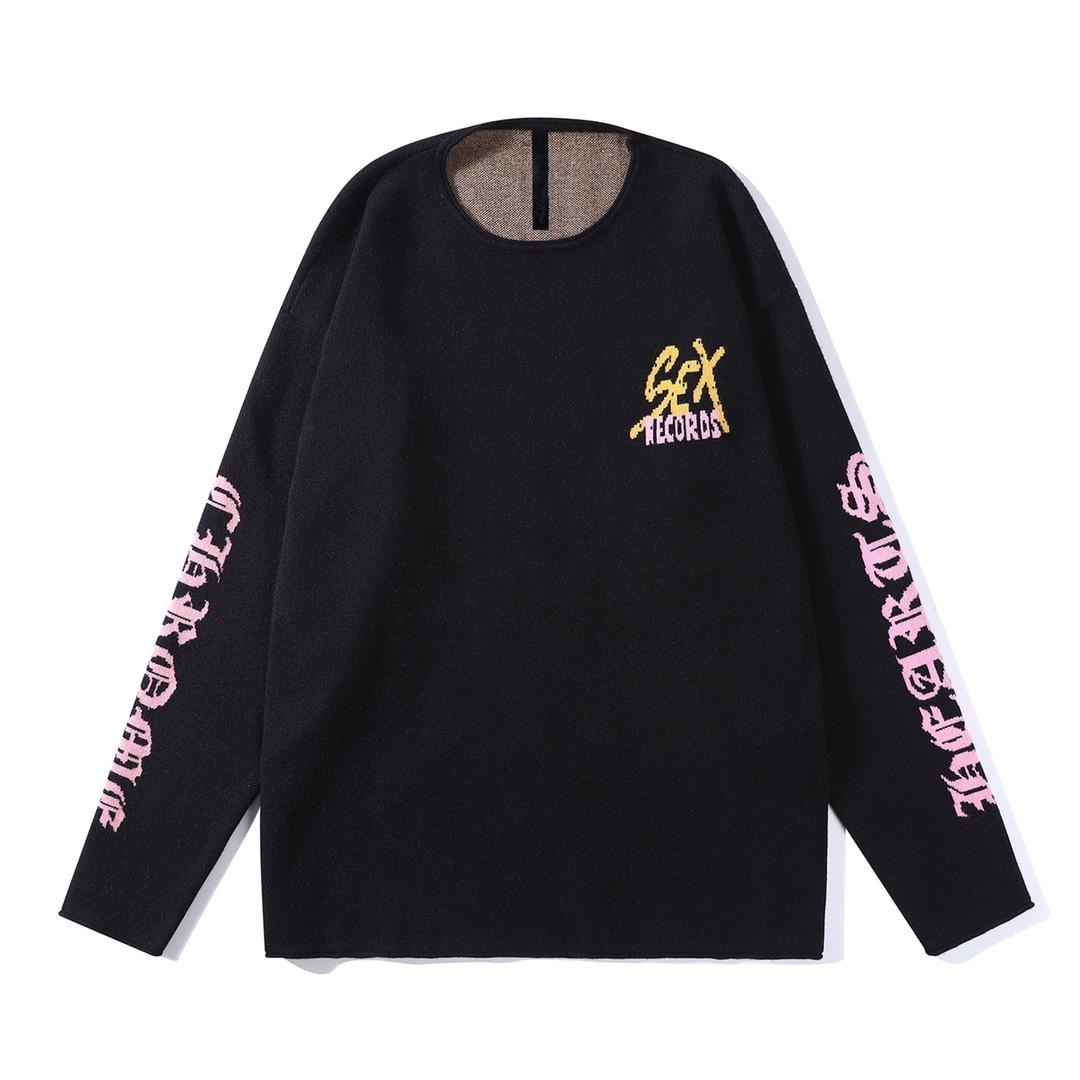 Chrome Heart Matty Boy Sex Records Cashmere Sweater - everydesigner