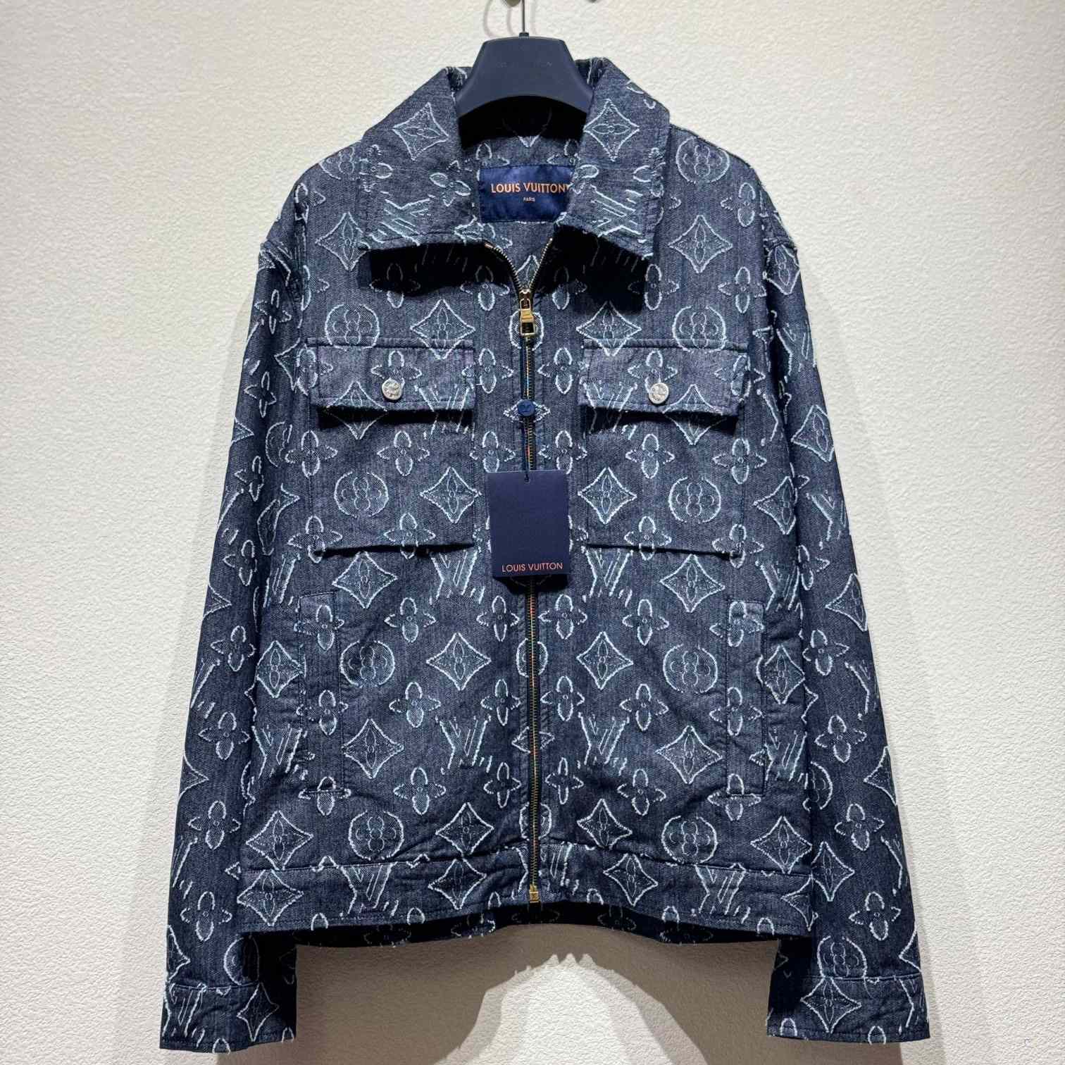 Louis Vuitton Monogram Printed Denim Jacket - everydesigner