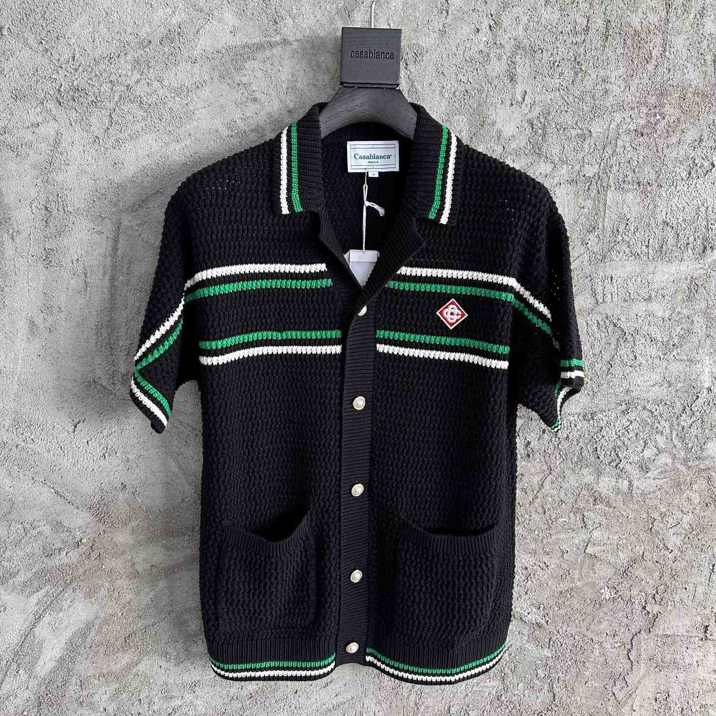 Casablanca Tennis Crochet Shirt - everydesigner