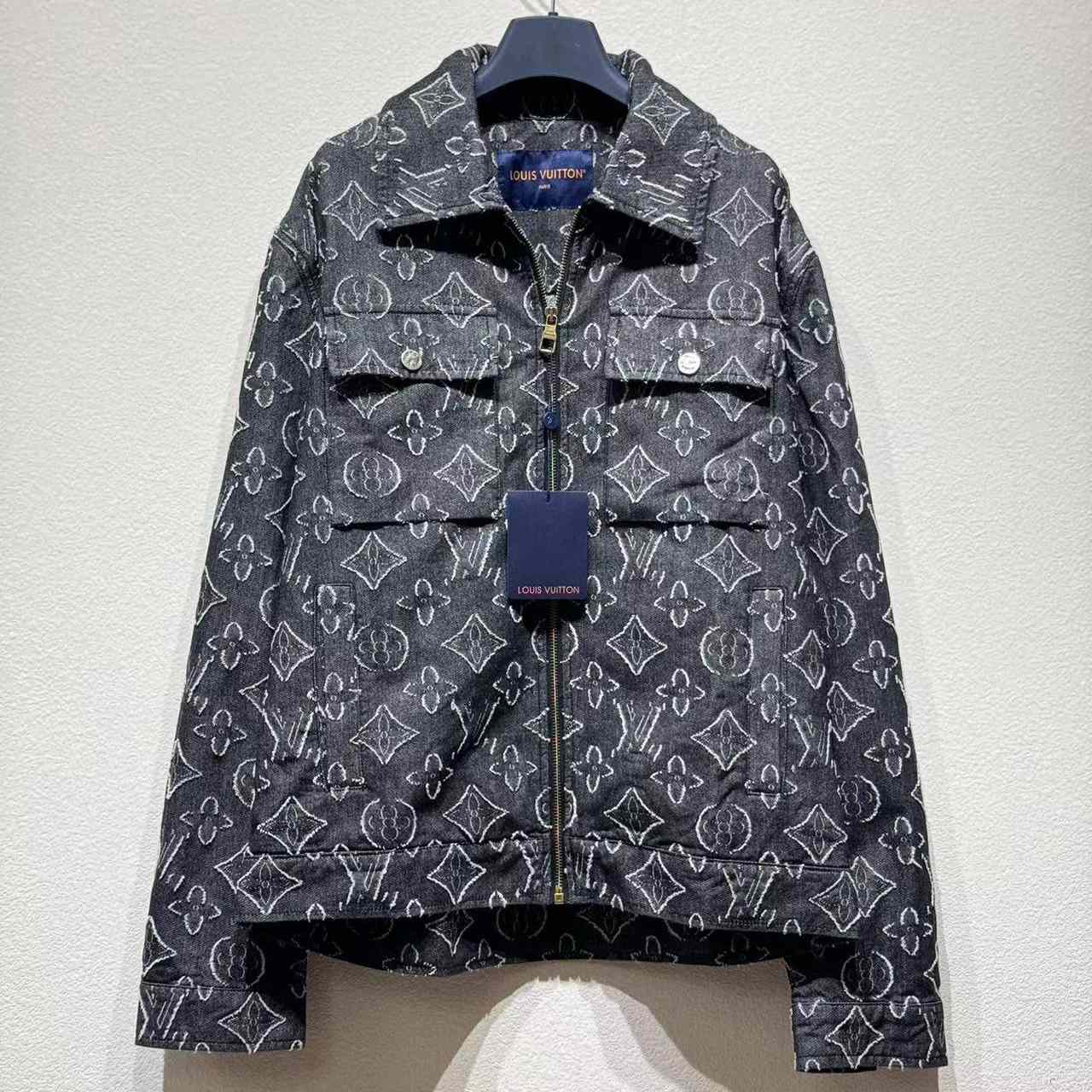 Louis Vuitton Monogram Printed Denim Jacket - everydesigner