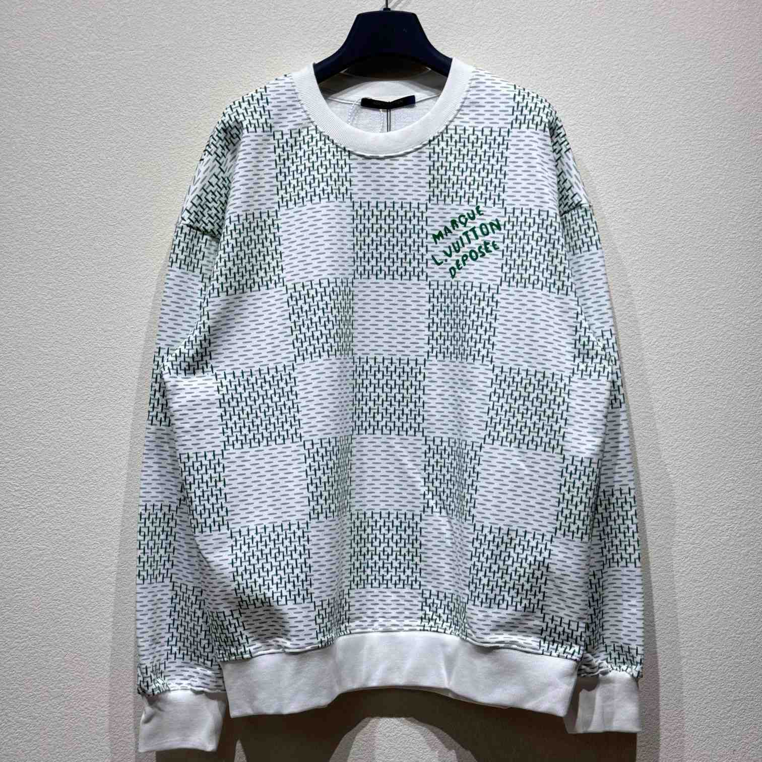 Louis Vuitton Damier Cotton Sweatshirt  1AFJHI - everydesigner