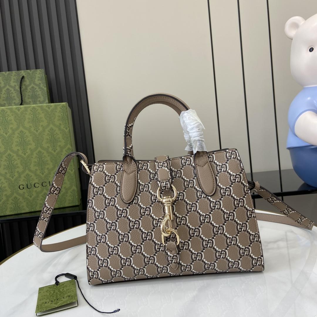 Gucci Small Tote Bag With GG Shadow  - everydesigner