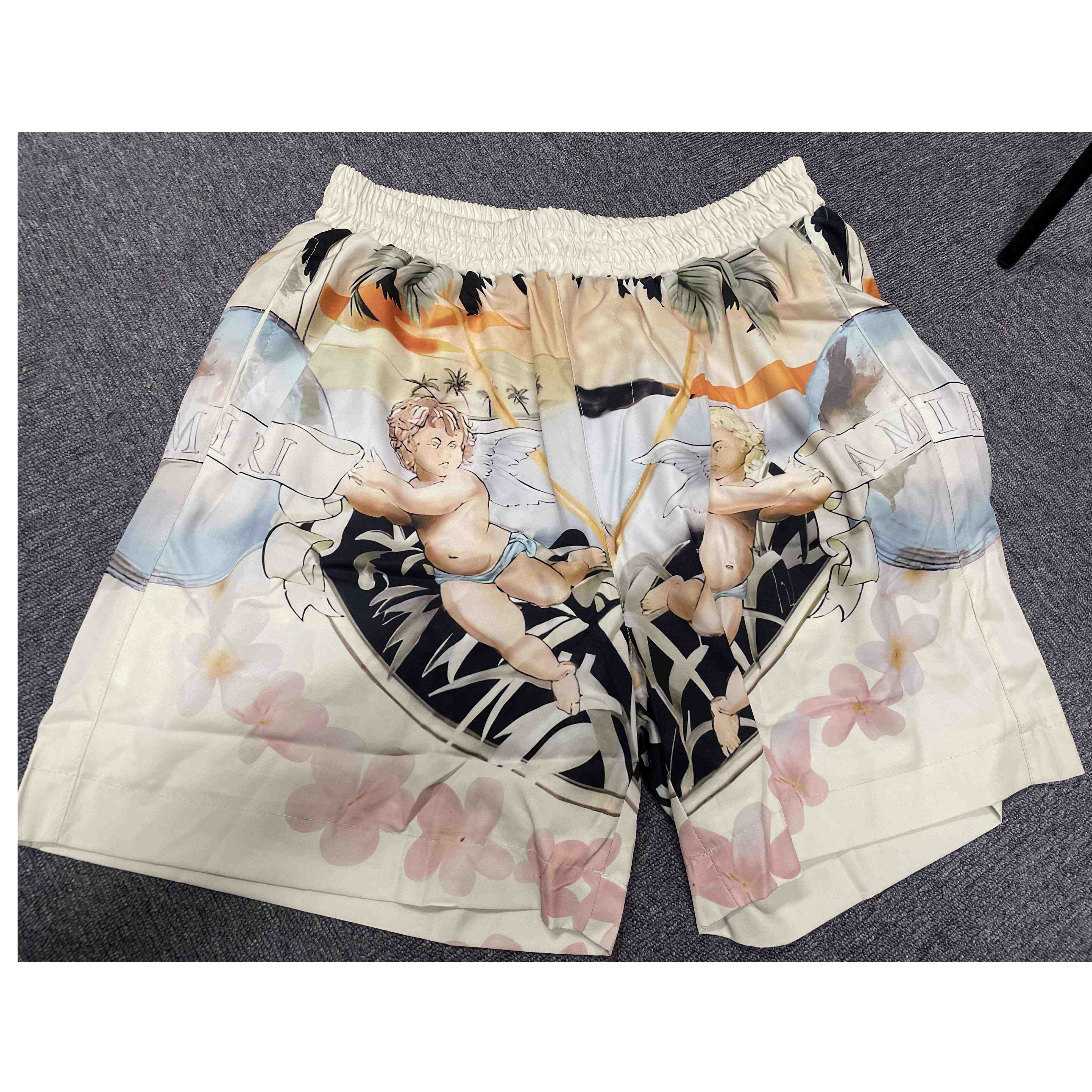 Amiri H-Hose Kurz Silk Shorts - everydesigner