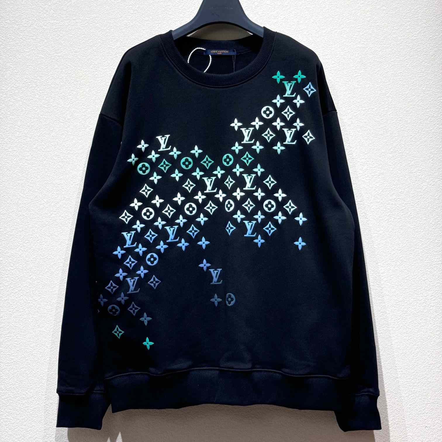 Louis Vuitton Embroidered Cotton Sweatshirt - everydesigner