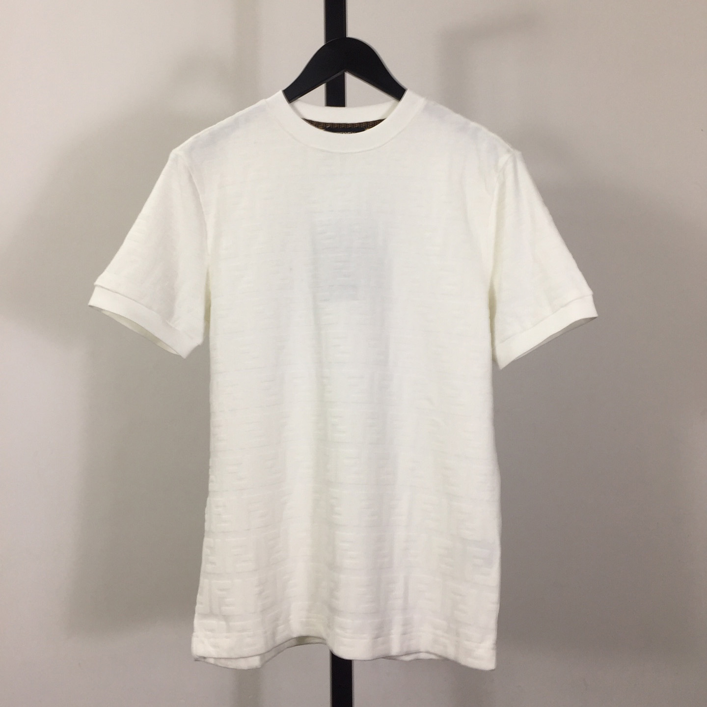 Fendi T-shirt In White Piqué - everydesigner