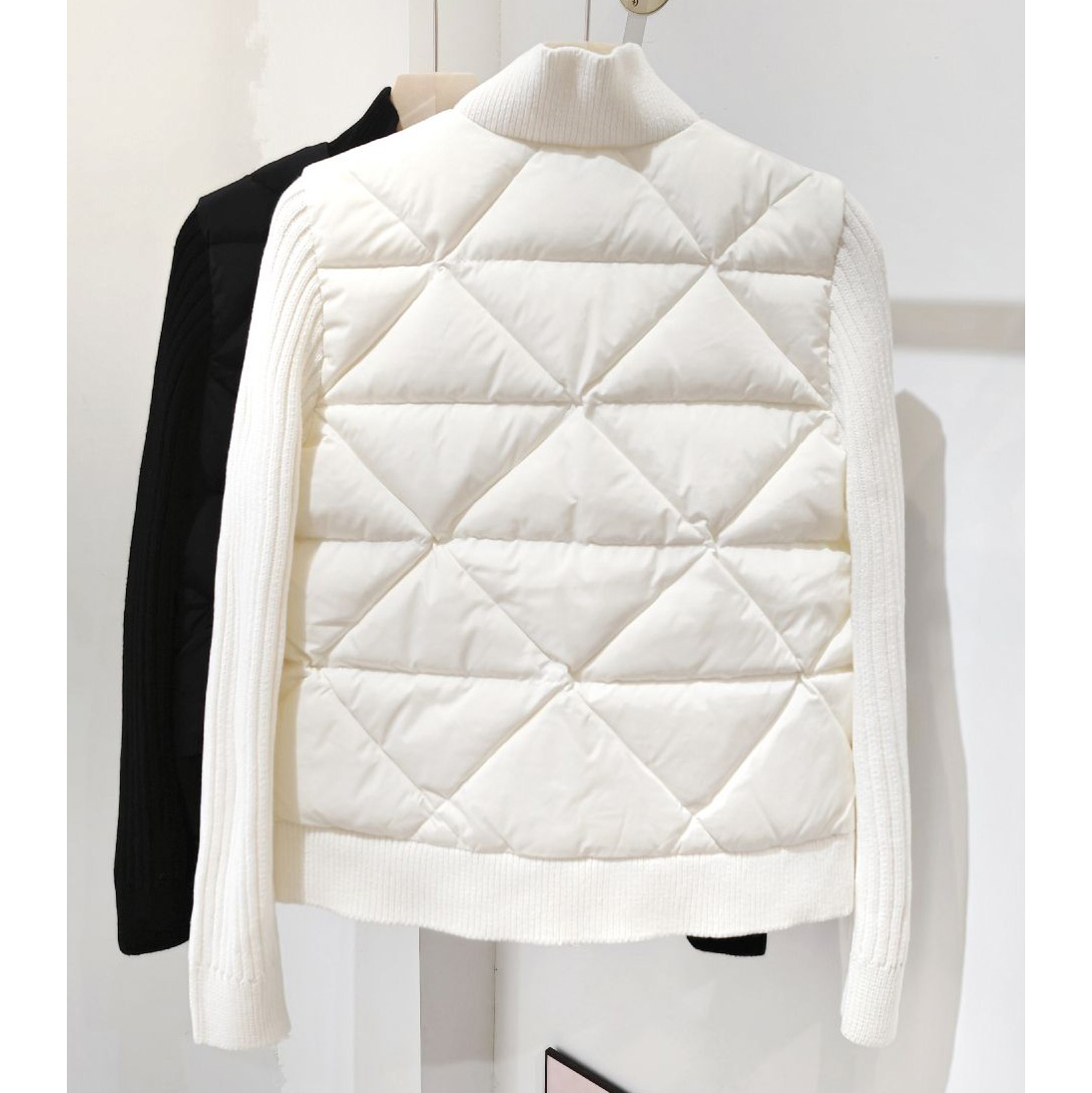 Prada Quilted Re-Nylon And Cashmere Jacket - everydesigner