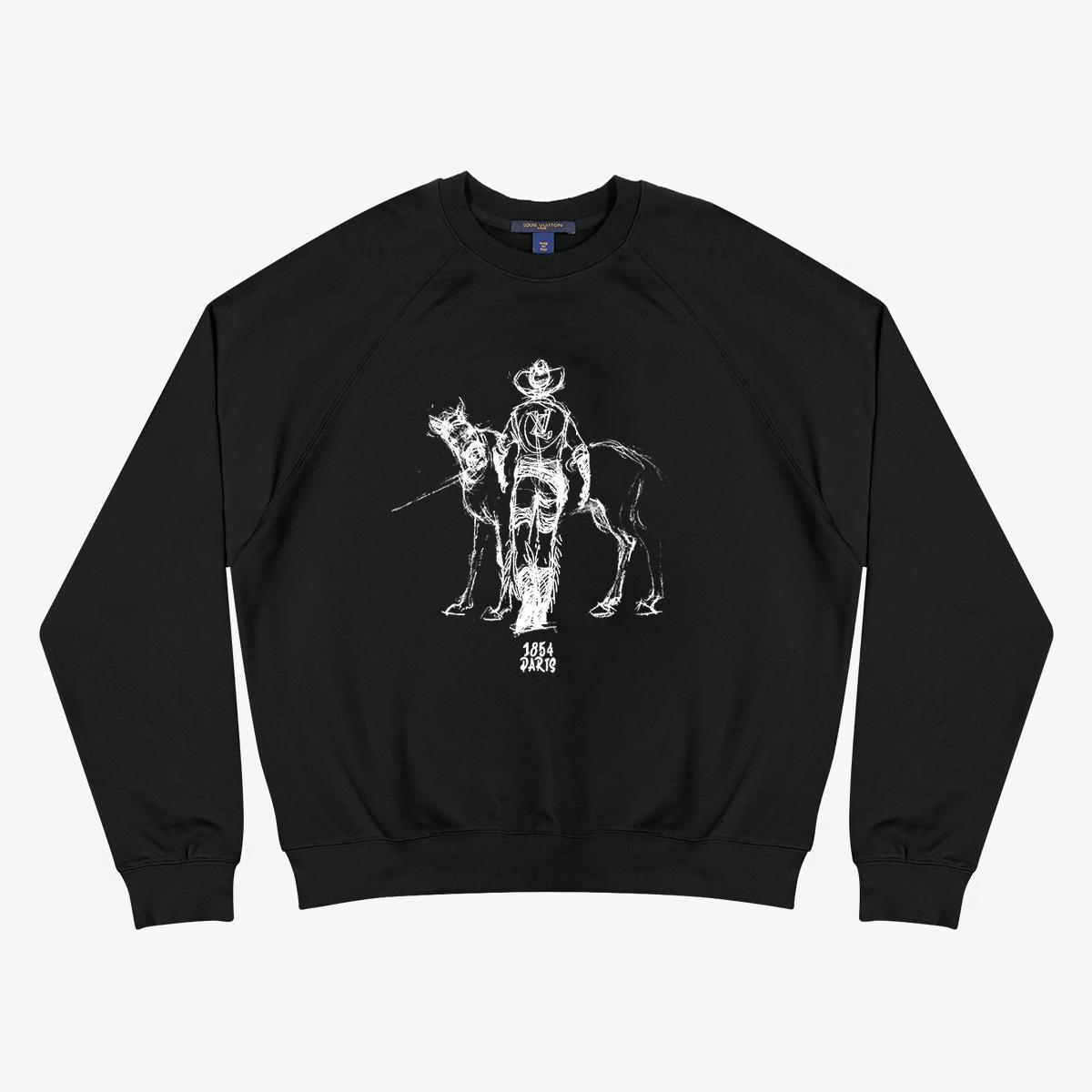 Louis Vuitton Cotton Jersey Crewneck    - everydesigner