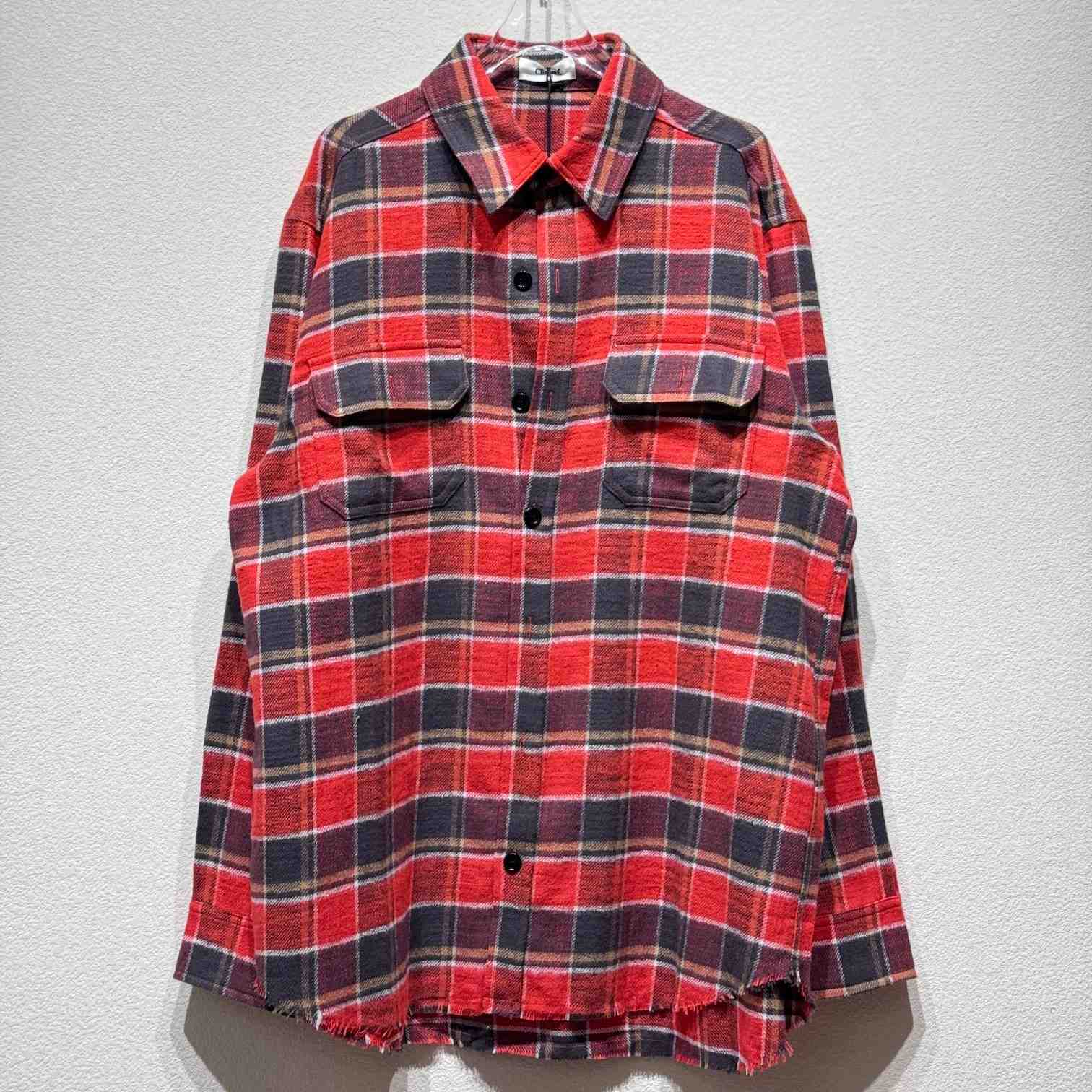 Celine Oversized Shirt In Checked Cotton  - everydesigner