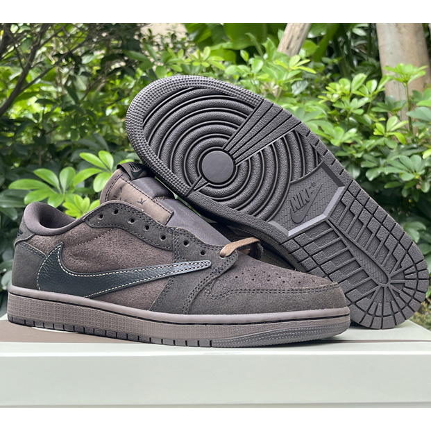 Travis Scott x Jordan Air Jordan 1 Low OG “Velvet Brown” Sneaker     DM7866-202 - everydesigner