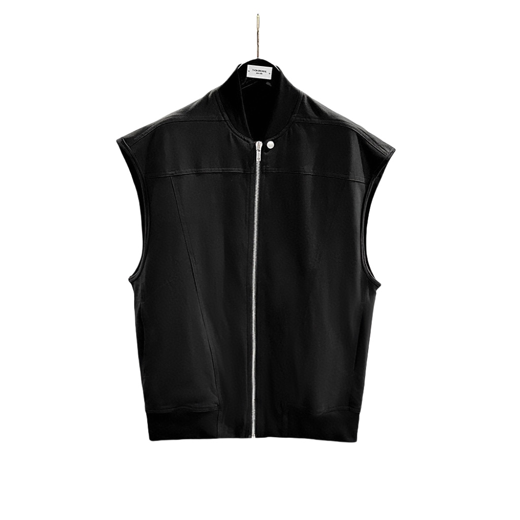 Rick Owens DRKSHDW Zip-up Cotton Vest - everydesigner