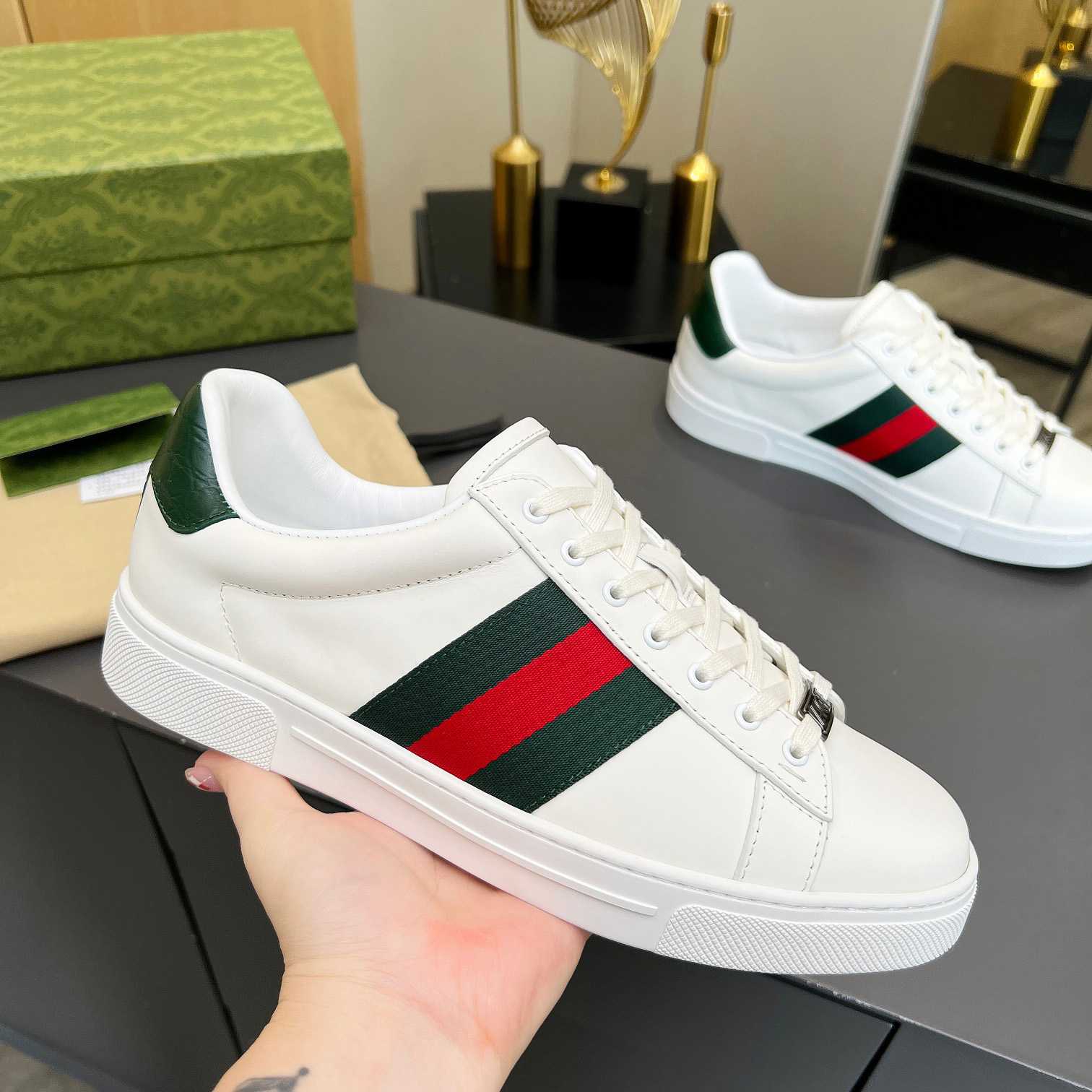 Gucci Ace Sneaker With Web - everydesigner