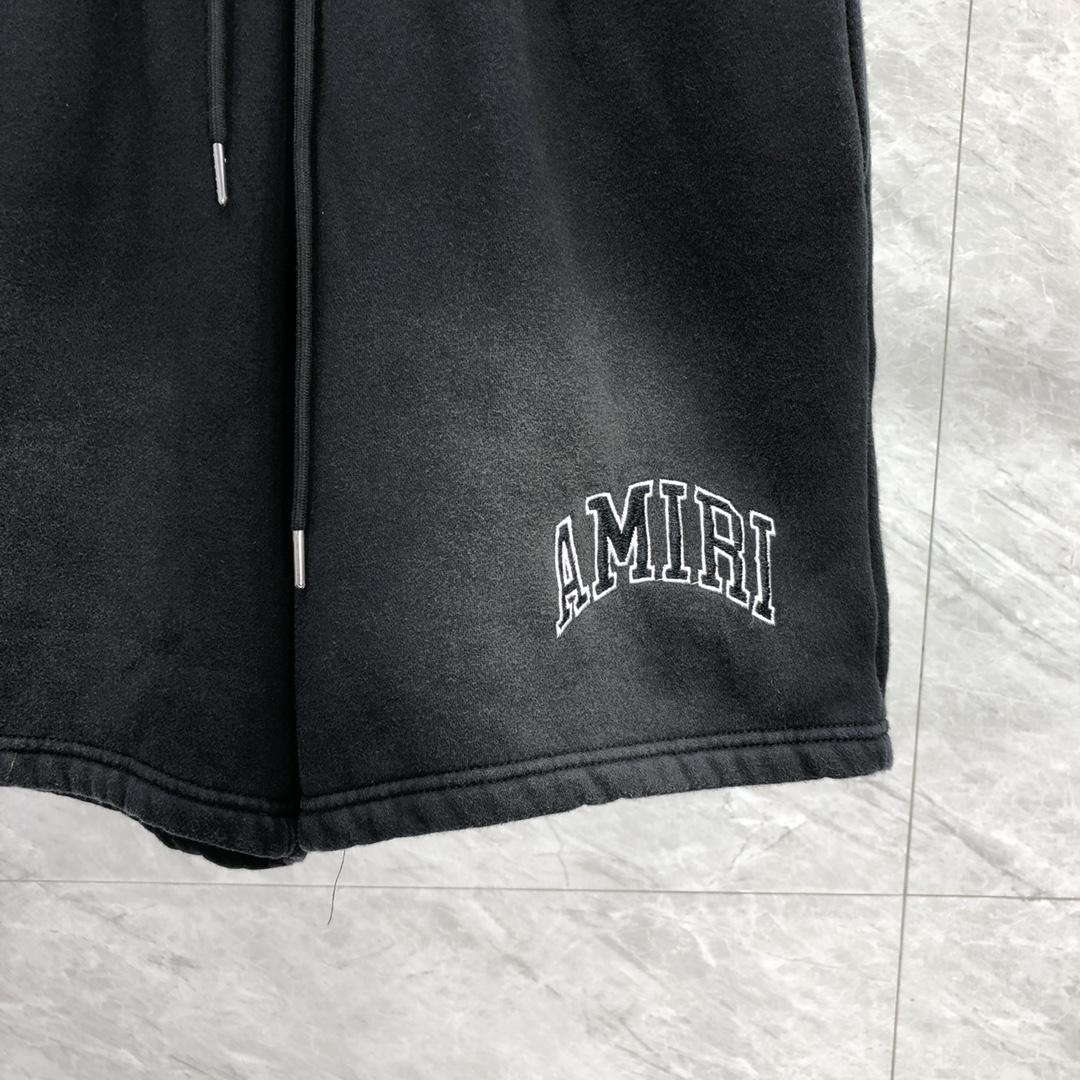 Amiri Logo-print Drawstring-waistband Shorts - everydesigner