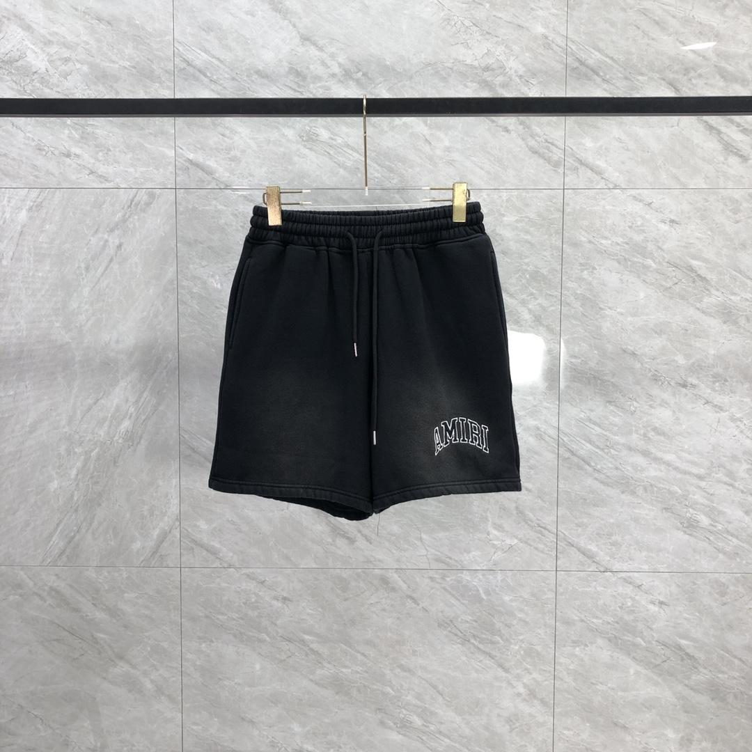 Amiri Logo-print Drawstring-waistband Shorts - everydesigner