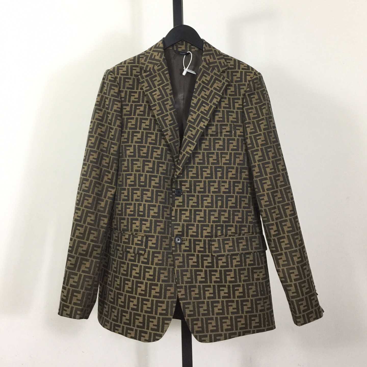 Fendi Fendace FF Jacquard Mens Blazer - everydesigner