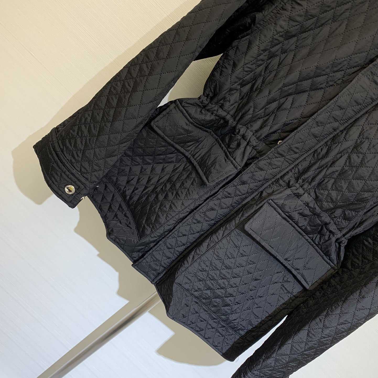 Burberry Check Hood Quilted Nylon Jacket - everydesigner