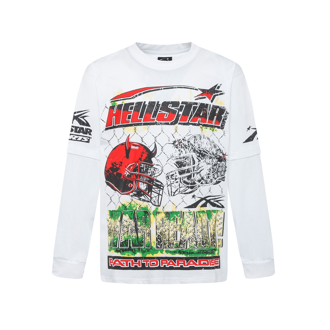 Hellstar War Ready! Long Sleeve T-Shirt - everydesigner