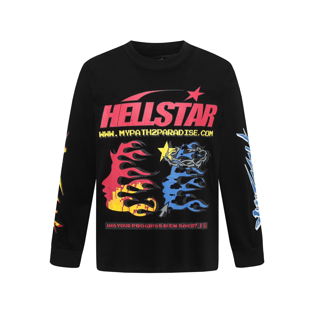 Hellstar Pixel Long Sleeve T-Shirt - everydesigner