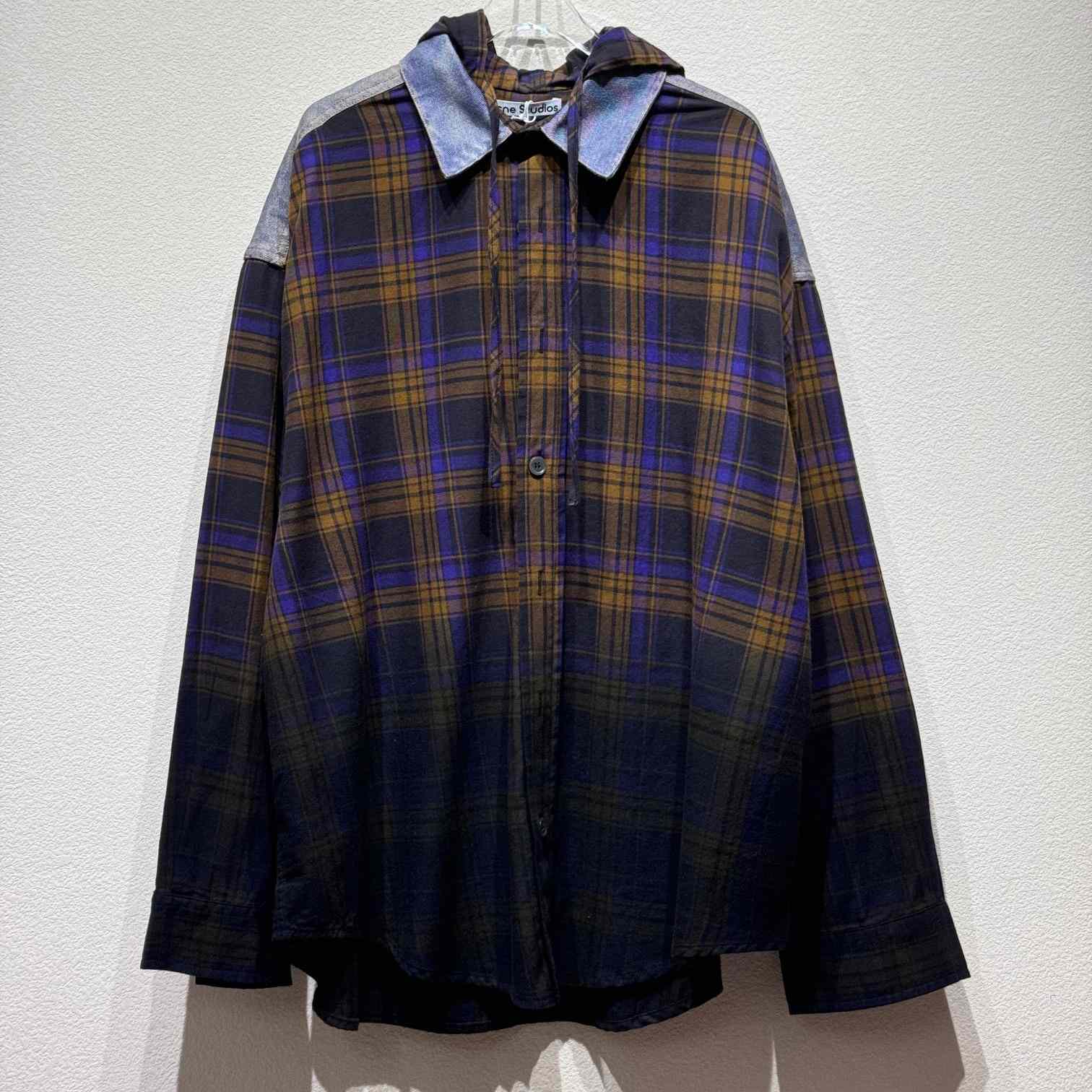 Acne Studios Hooded Button-up Shirt - everydesigner