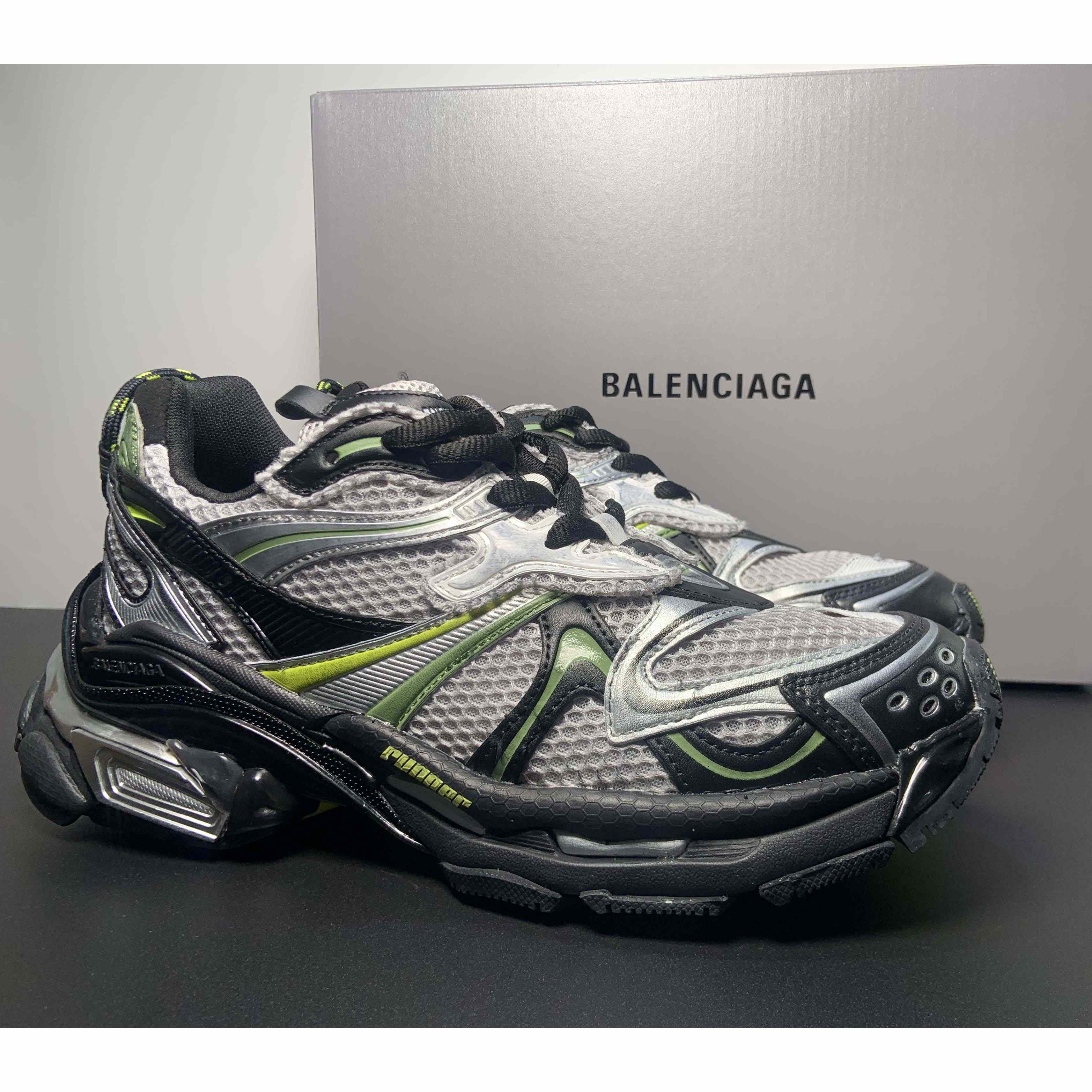 Balenciaga Runner 2.0 Sneaker In Silver - everydesigner