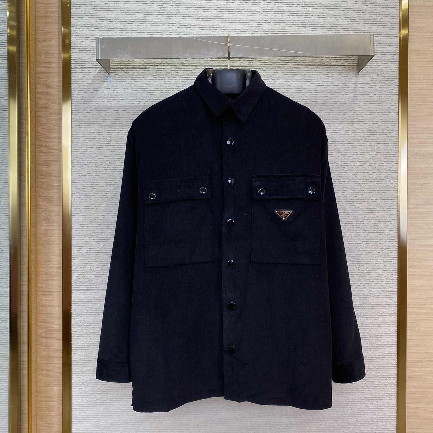 Prada Pinwale Corduroy Shirt - everydesigner