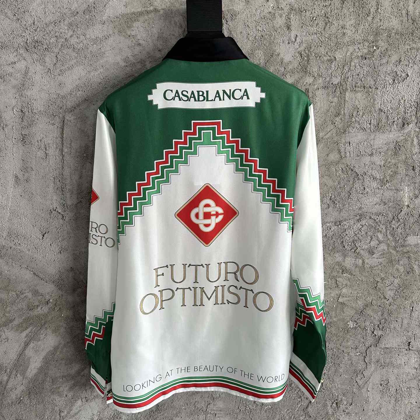 Casablanca Futuro Optimisto Print Shir - everydesigner