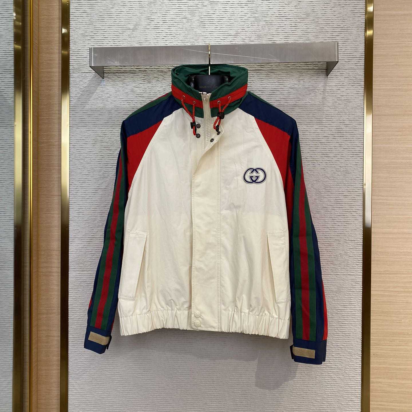 Gucci Cotton Nylon Jacket With Patch - everydesigner