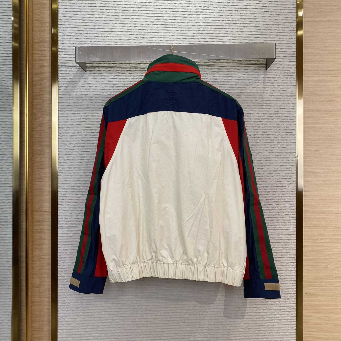 Gucci Cotton Nylon Jacket With Patch - everydesigner