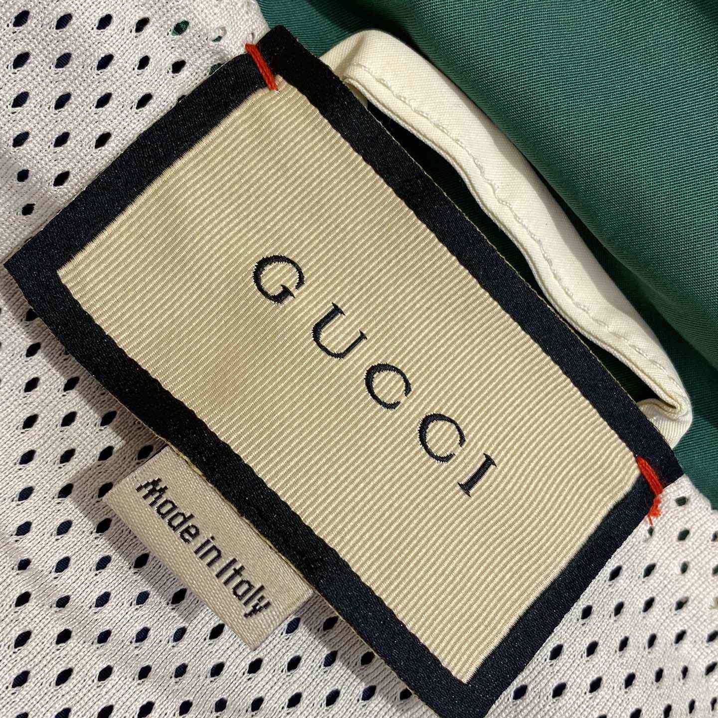 Gucci Cotton Nylon Jacket With Patch - everydesigner