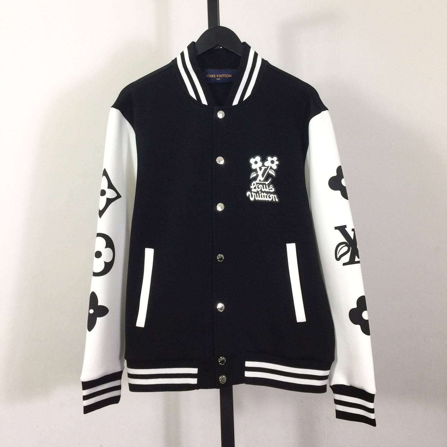 Louis Vuitton Embroidered Varsity Jacket - everydesigner