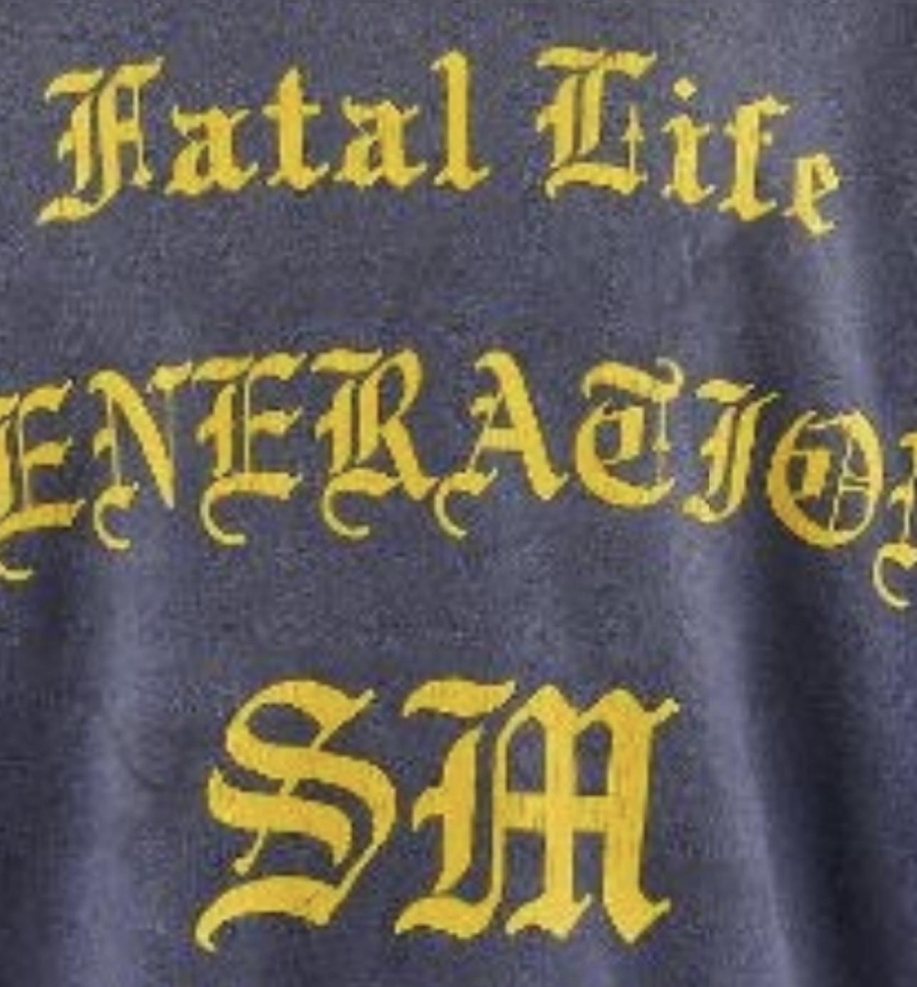 Saint Michael Crw Sweat/fatal Life Hoodie - everydesigner