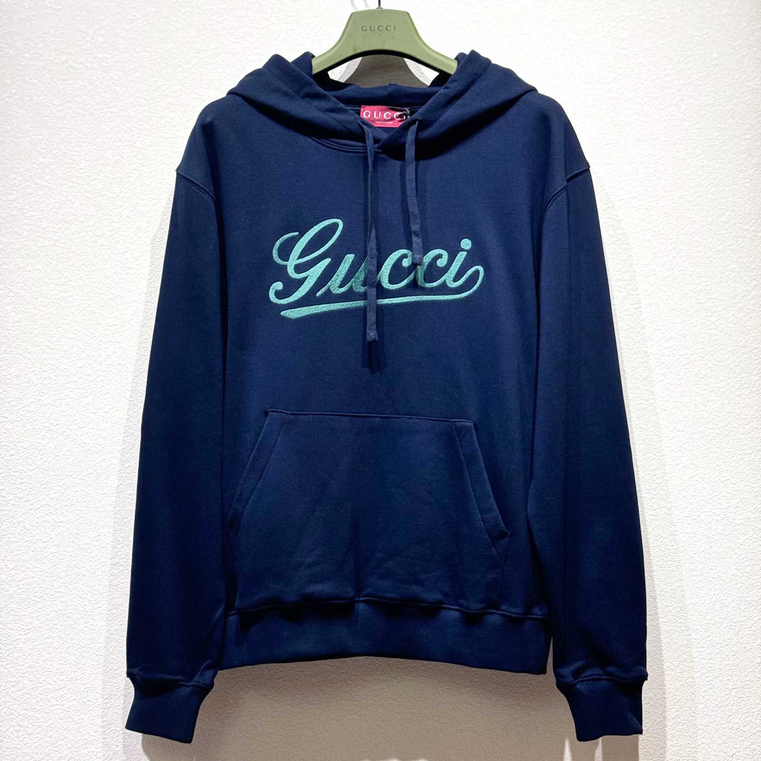 Gucci Cotton Jersey Hooded Sweatshirt - everydesigner