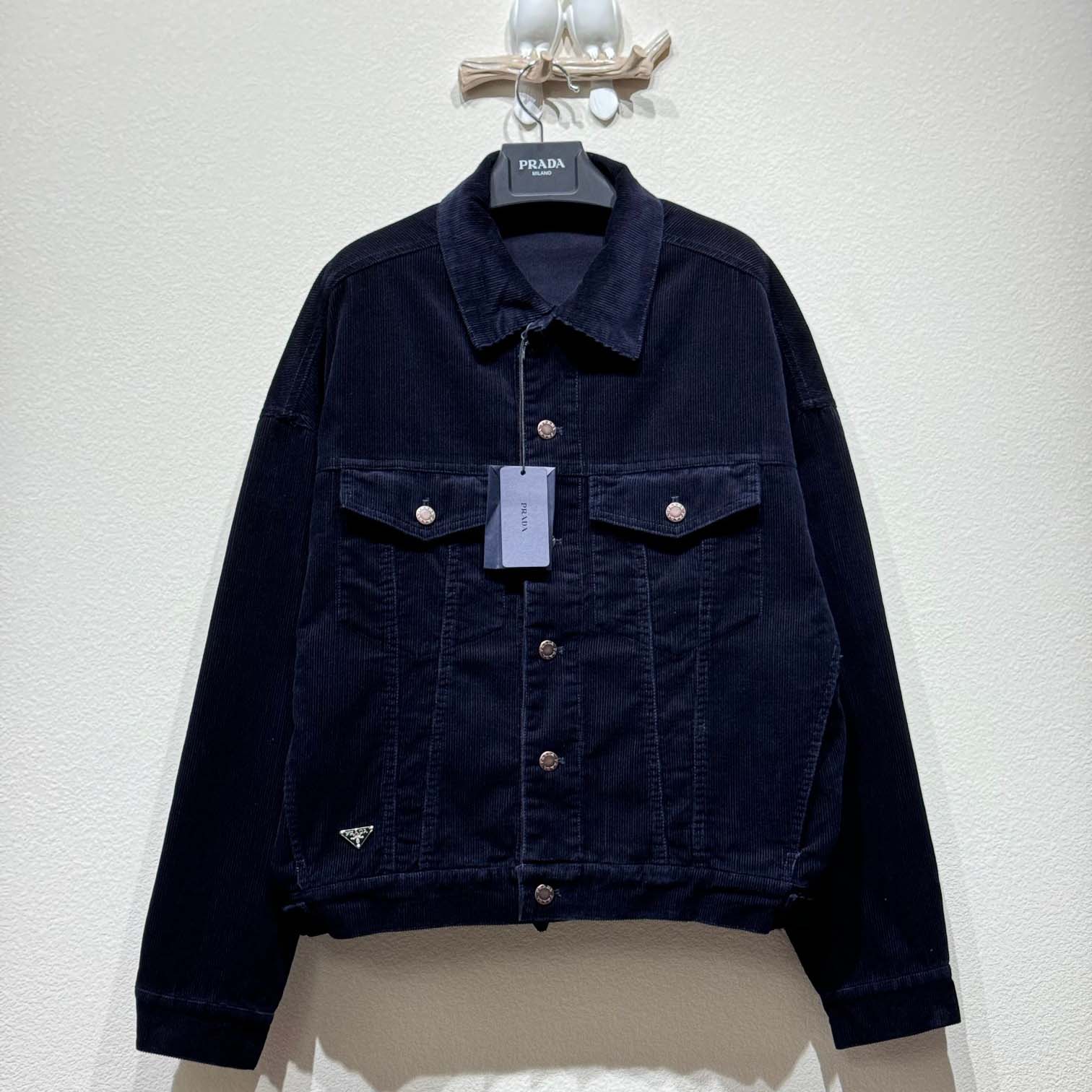 Prada Corduroy Blouson Jacket - everydesigner